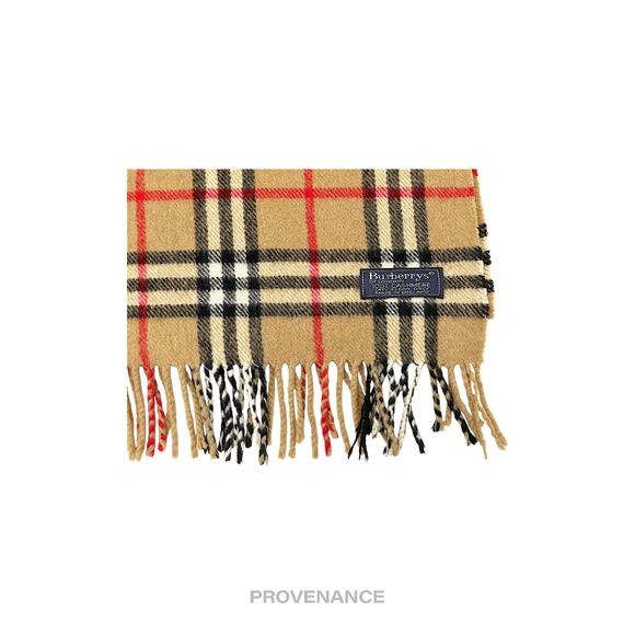 🔴 Burberry Scarf - Nova Check Cashmere - Picture 4 of 5